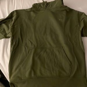 Champion olive green hoodie